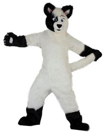 Husky Fox Brand New Halloween Long Fur Puppet Mascot Costume Suit Cos Skirt Christmas Stage Performance