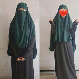 Ethnische Kleidung, muslimisches Gebets-Hijab mit ärmellosem Oberteil, Hemdkleid für Damen, türkische verschleierte Kleidung, Abaya, Musulmana, Kaftan aus Marocain