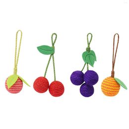 Cat Toys Sisal Interactive Bite Resistant Kitty Kitten Chew Toy For Teeth Cleaning Training Exercise Pet Supplies Scratching