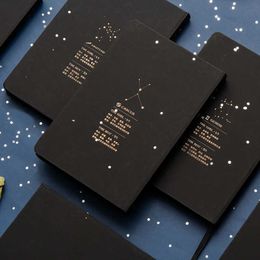 Twelve Constellations Notebook Gilding Book Planner for Aries Libra Pisces Aquarius Scorpio Capricornus Leo Sagittarius Virgo