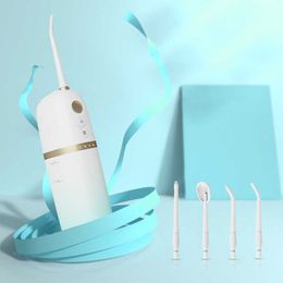Oral Irrigators Other Hygiene Irrigator Portable Ultrasonic Dental Water Jet Tooth Cleaner pulse 200ML flosser For Home And Travel 221215