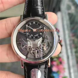 V2 TRADITION 7057BB Watch Swiss Automatic openworked Dial 316L Steel Case Power Reserve display Sapphire Crystal Super Water Resis264Y