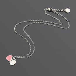 Pendant Necklaces women Designer Jewelry LOVE Heart mens 925 silver Necklace Luxury jewelry on the neck gift for accessories wholesale with box 240222