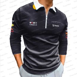 Мужская осень и зимняя рубашка для застежки-молнии Red Animal Team F1 Новая победитель Extreme Sports Bull