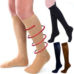Men's Socks Wholesale 29-31CM Compression Stockings Pressure Nylon Varicose Vein Stocking Leg Relief Pain Support