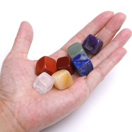 Natural Crystal Chakra Stone 7pcs Set gift NaturalStones Palm Reiki Healing Crystals Gemstones Yoga energy NaturalCrystalChakra ss1221wly935