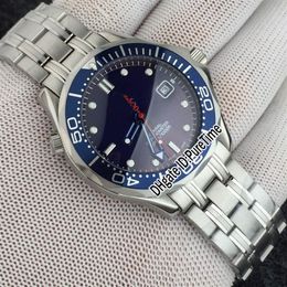 New 212 30 41 20 01 001 Blue Bezel Black Dial 007 James Bond Limited Edition Miyota 8215 Automatic Mens Watch Stainless Steel Watc2245