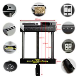 DIY Mini CNC Schraubstock, Aluminiumlegierung, flache Zange, Bohrschraubstock, Vorrichtung, Fräsmaschine, Bank für 3020, 3040, 6040, Holzfräser, Graveur