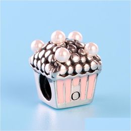 Charms Classical Design 925 Sterling Sier Small House Original Box For Pandora Bead Jewelry Making Accessories Drop Delivery Finding Dh1Hm