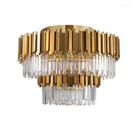 Chandeliers Manggic Large Luxury Ceiling Chandelier Lighting Living Room Dining Crystal Modern Round Bedroom Lamp