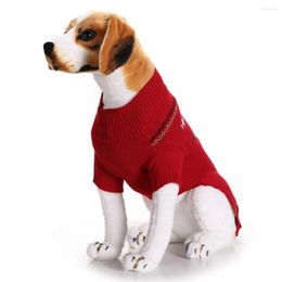 Dog Apparel Elastic Stylish Small Medium Large Christmas Sweater Coldproof Pet O-Neck Accessories