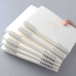 A5/B5 Blank Coil Grid Horizontal Line Sketch Diary Book Paper Notebook Notepad Record School Supplies