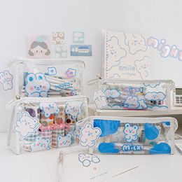 Storage Bags Cute School Supplies Pouch Japanese Pencil Case