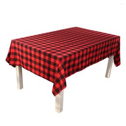 Christmas Decorations Lattice Pattern Tablecloth Waterproof Cloth Rectangular Wedding Dinning Coffee Table Cover Kitchen Home Decor