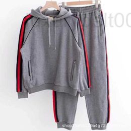 Men's Tracksuits designer 2022 sportswear casual sweater suit ribbon hooded net red fried street 2AYH