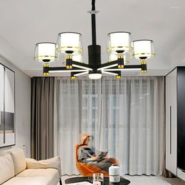 Chandeliers Ceiling Acrylic Luminescence Modern LED For Living Room Suspendsion Chandelier Lighting Indoor