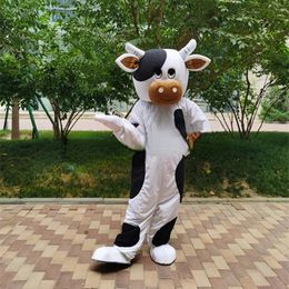 Cow Cartoon Custom Mascot Fursuit Costumes Performance Mascot Walking Puppet Animal Costume