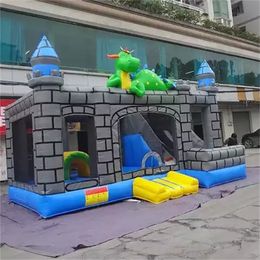 Customized Church Trampolines Jumping Dinosaur Inflatable Bouncer Bouncy Castle Bounce House For Parties By ship to door
