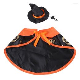 Cat Costumes Holiday Dress Up Accessories Halloween Costume Clothes Cloak Adjustable Wizard Hat For Small Medium Sized Dogs