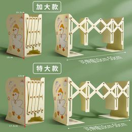 Cute Anime Metal Retractable Books Bookends Students Desk Organiser Holder Bookshelf Office School Home Book Shelf Stationery