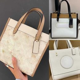 Shoulder Bags 2022 designer new carriage field portable Dempsey Tote milk tea color Single Messenger female