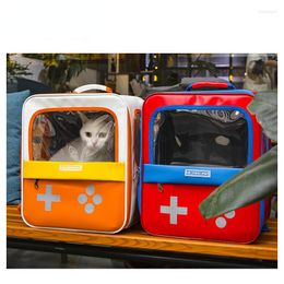 Cat Carriers Travel Portable Bag Large Capacity Pet Breathable Backpack Carrier Handbag Dog Crate