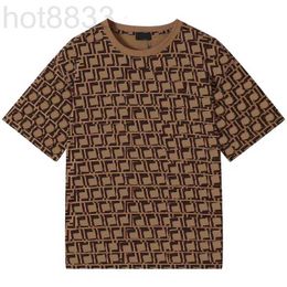 Men's T-Shirts Designer Tops Spring/Summer New Fashion Brand Letter Print Short Sleeve Star Same Crewneck T-Shirt Trend High Big Shot High-end Q6KC