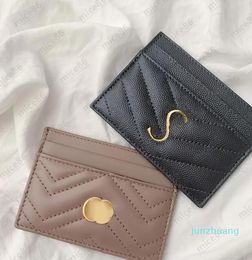 5A luxury Designer Origina G purse quality Card Holder Genuine Leather France style Y Womens men Purses Mens Key Ring Credit Coin Mini Wallet Bag 61 Brown Canvas