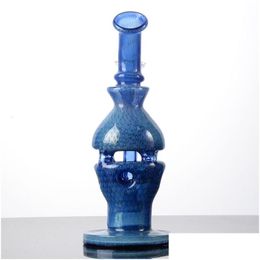 Smoking Pipes Heady Blue Hookahs Faberge Fab Egg Glass Bongs Showeehead Perc Bong Oil Dab Rig 14Mm Female Joint Water Bowl Drop Deli Dhaue