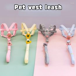 Dog Collars Pet Go Out Leash Cat Anti Breakaway Collar Kitten Puppy Vest Type Traction Do Not Restrain The Hand Supplies