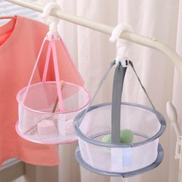 Hangers Drying Rack Laundry Basket Hanging Beauty Egg Net Bag Hangable Makeup Brush Storage Organiser