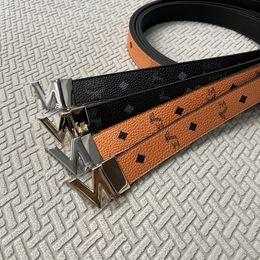 Belt designer belt fashion classic style leather material business men and women universal good