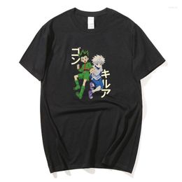 Men's T Shirts 2022 Men Women Summer Anime X Print T-shirts Streetwears Shirt Streetwear Short Sleeve Harajuku