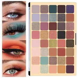 Eye Shadow Palette Makeup 40 Colours Waterproof Glitter Eyeshadow Palette For Gift Shimmer Metallic Long Lasting Matte Blendable