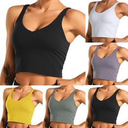 Yoga Outfit 2022 Female Fitness Sports Bra Wirefree Bras Gym Workout Tank Tops For Indoor Outdoor Running