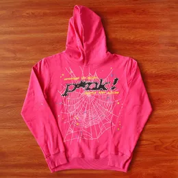 Yeni Kadın Hoodies Sweatshirts Moda Giyim Genç Thug Örümcek Kapüşonlu Erkek Kadınlar 3D Web Köpük Baskı SP55der ​​Müzik Albümü gevşek kapüşonlu 2024