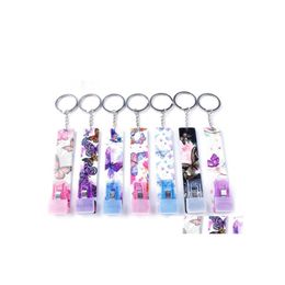 Keychains Lanyards Credit Card Grabber For Long Nails Acrylic Debit Bank Cards Pler Key Chain Keyrings Girls Women Cute Plastic At Dhk98