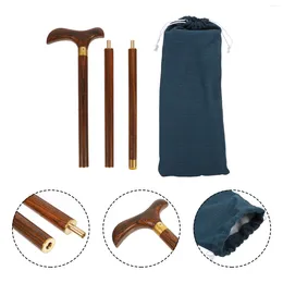 Trekking Poles Stick Walking Cane Pole Wood Elderly Hiking Wooden Collapsible Survival Crutches Adult Portable Carved Sticks Camping