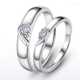 Wedding Rings ANGELADY Heart Promise For Couples I Love You Engagement Ring Band Sets Valentine Day Lovers Gifts Men Women