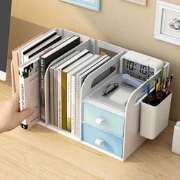 Document Tray Desktop Multifunction Storage Box Pen Pencil File Holder Office Desk Organizer School Supplies