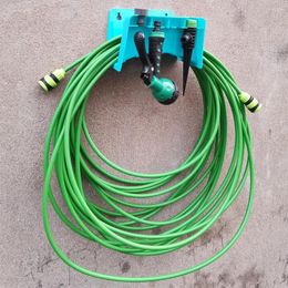 Watering Equipments Wall Mounted Garden Hose Pipe Hanger Holder Storage Bracket Shed Fence Cable Organiser Plastic