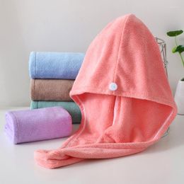 Towel Microfiber Hair Quick Drying Soft Skin-Friendly Bath Wrap Hat Super Water Absorption Bathroom Accessories