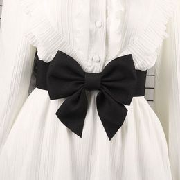Belts Elastic Elastic Wide Belt Women's Dress Son Bow Waist Seal Decorative Belt Fashion Hundred Matching Ornaments