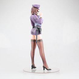 Miniatures Toys Beautiful Girl Series Married Policewoman Akiko Standing 1/6 PVC 16CM Figure Anime Collection Model Doll Toy Desk Ornament G