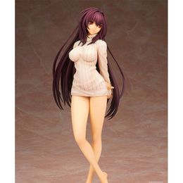 Miniatures Toys Native Beautiful Girl Series Fate/GrandOrder Scathach Tracksuit PVC 24CM Figure Anime Collection Model Doll Toy Desk Ornamen