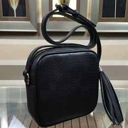 Realfine888 5A 308364 21cm Soho Bags Small Leather Disco Shoulder Handbags Come with Dust Bag Box3047