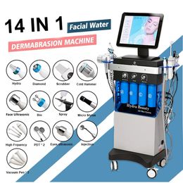 FDA Onaylı Yüz Makinesi RF Cilt Gençleştirme Mikrodermabrazyon Hidro Dermabrazyon Bio-Lifting Kırışıklık Çıkarma Hydra Büyük İndirim