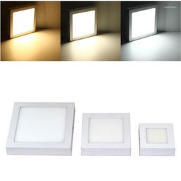 Ceiling Lights 9W 15W 25W LED Surface Light Squaer Panel Down Lamp AC85-265V Warm White Natural Cold Indoor