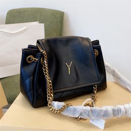 Designer Women Mini Nolina Shoulder Bag Luxurys Designers Bags Paris Brand Quilted Genuine Leather Flap Handbags Lady Double Chain240Y