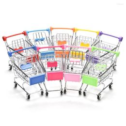 Other Bird Supplies Colourful Funny Mini Supermarket Shopping Cart Trolley Pet Parrot Hamster Toy Wholesale